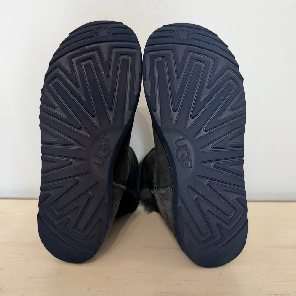 Ugg Navy Suede Classic Mini Boots
